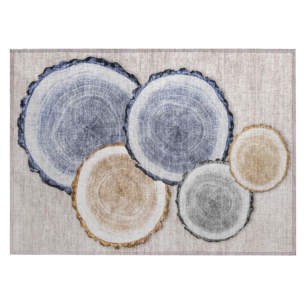 Chantille ACN575 Brown 1'8" x 2'6" Rug. Picture 1