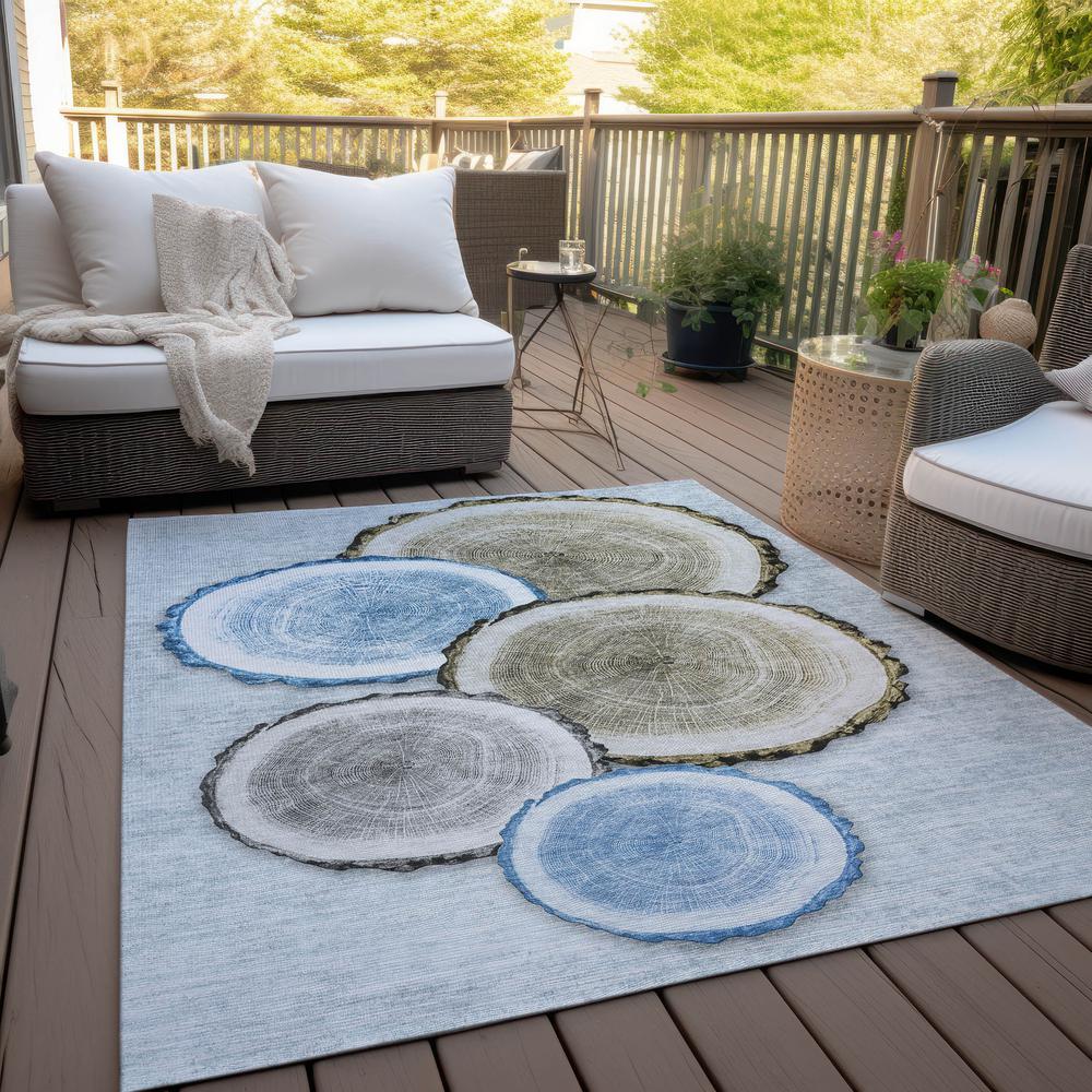 Chantille ACN575 Blue 2'6" x 3'10" Rug. Picture 8