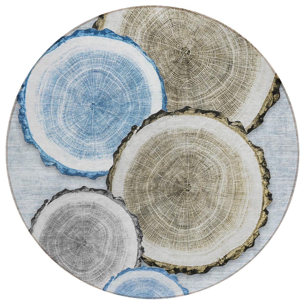 Chantille ACN575 Blue 8' x 8' Rug. Picture 1