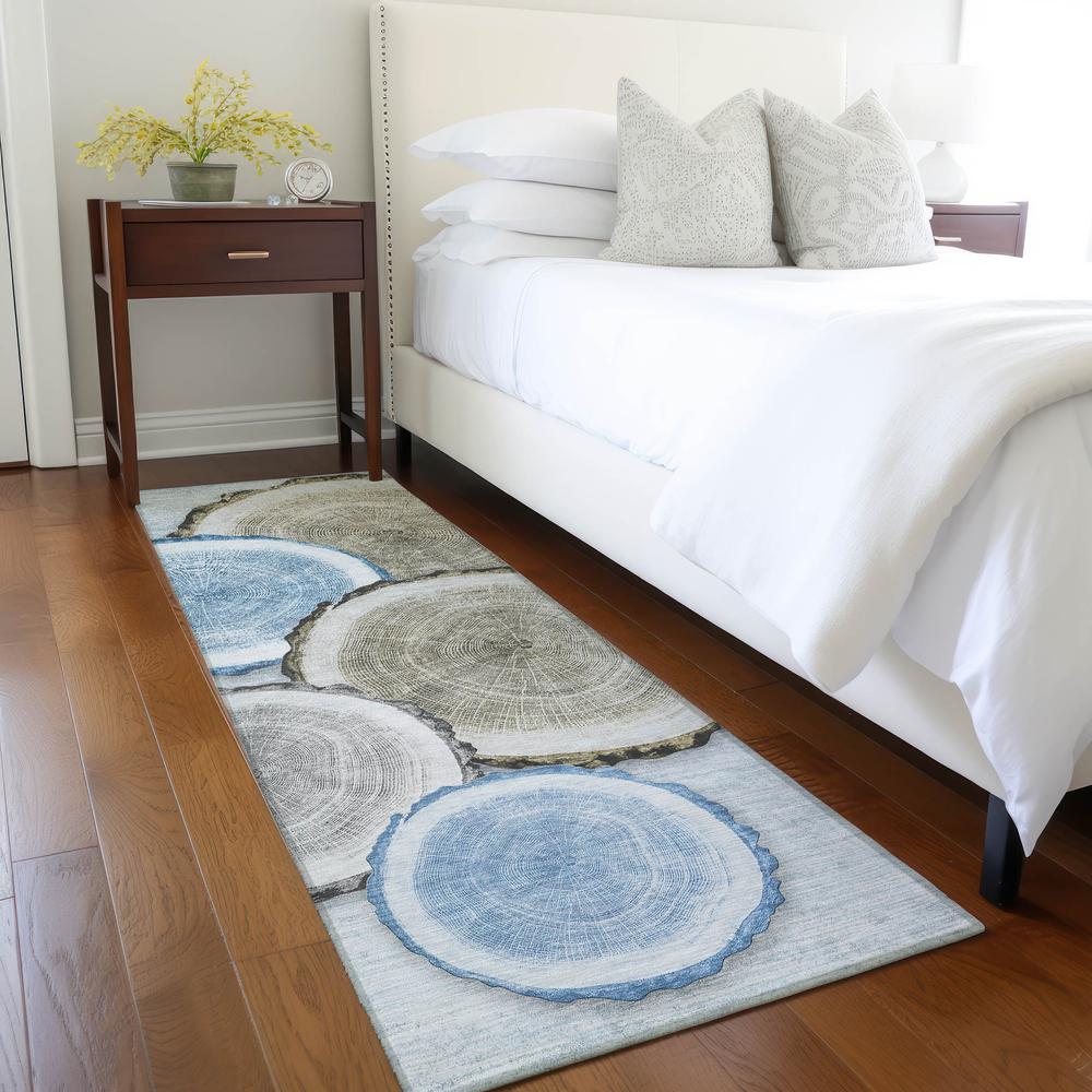 Chantille ACN575 Blue 2'3" x 7'6" Rug. Picture 6