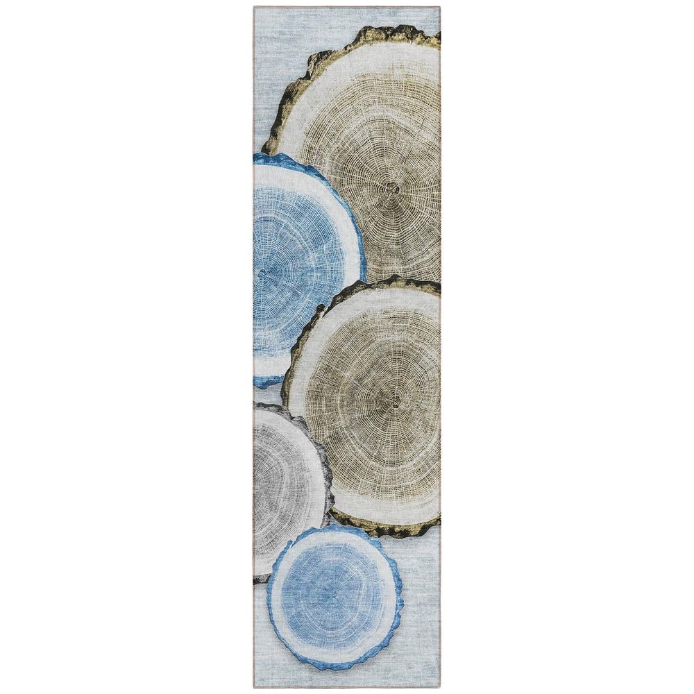 Chantille ACN575 Blue 2'3" x 7'6" Rug. Picture 1