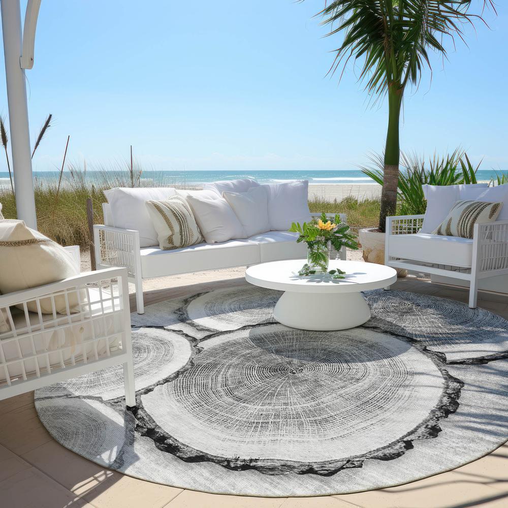 Chantille ACN575 Gray 8' x 8' Rug. Picture 7