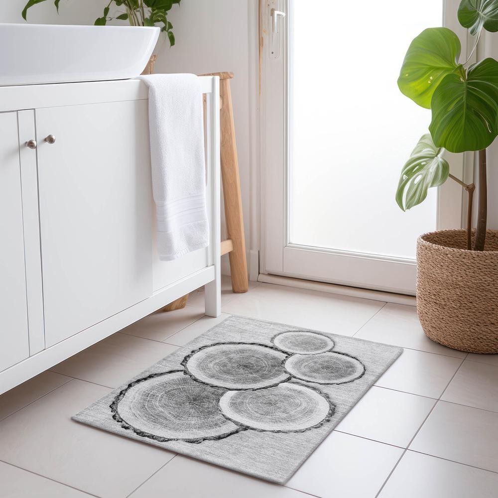 Chantille ACN575 Gray 1'8" x 2'6" Rug. Picture 6