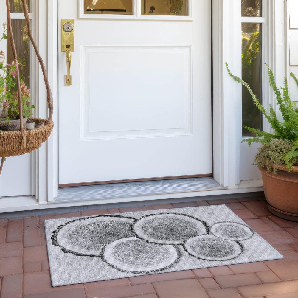 Chantille ACN575 Gray 1'8" x 2'6" Rug. Picture 7