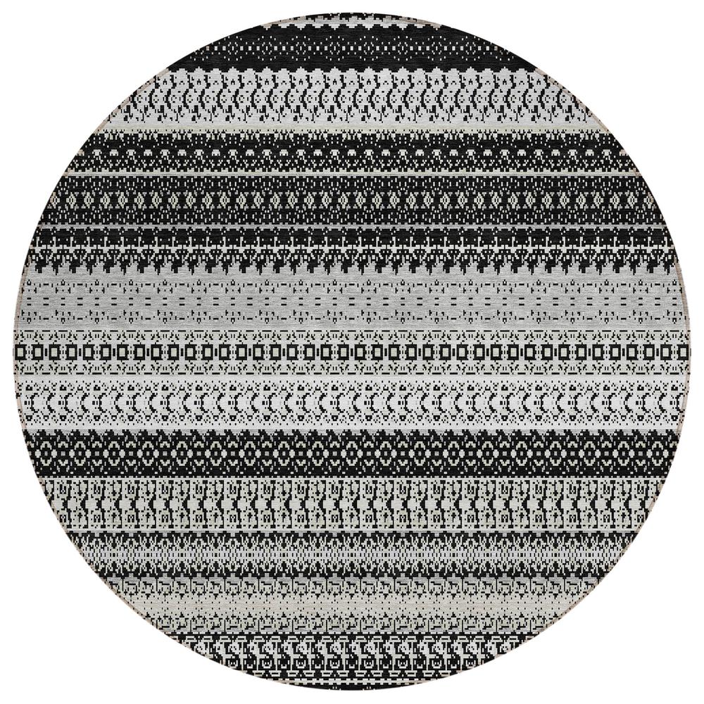 Chantille ACN576 Black 8' x 8' Rug. Picture 1