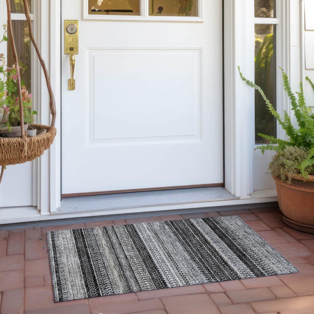 Chantille ACN576 Black 1'8" x 2'6" Rug. Picture 7