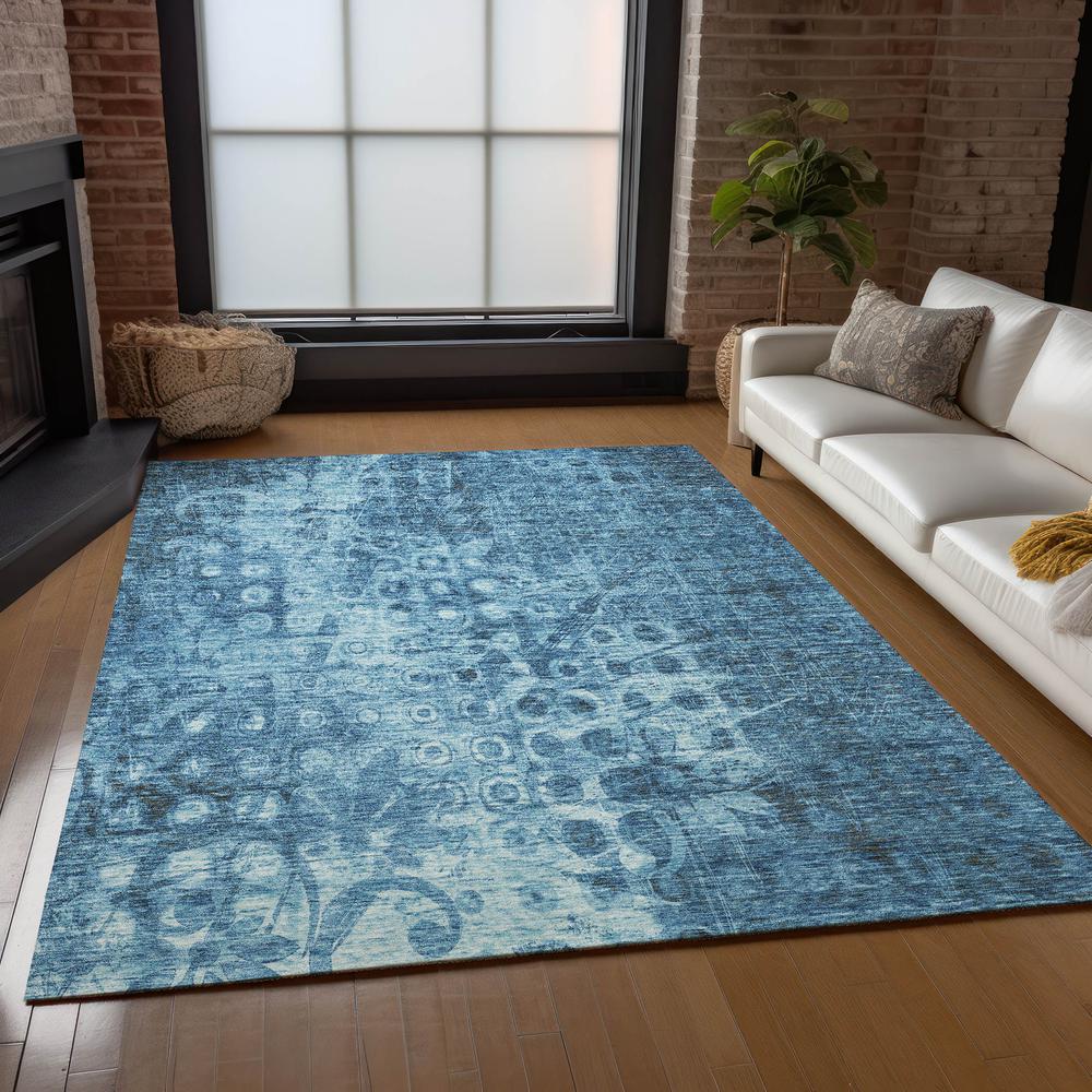 Chantille ACN577 Blue 2'6" x 3'10" Rug. Picture 7