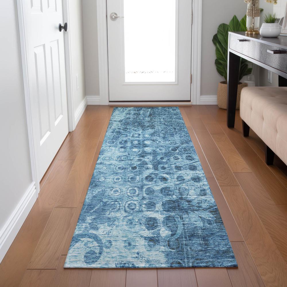 Chantille ACN577 Blue 2'3" x 7'6" Rug. Picture 6