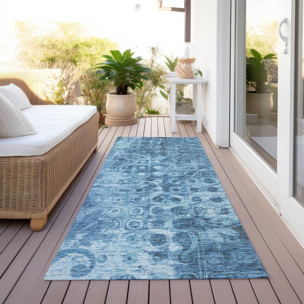 Chantille ACN577 Blue 2'3" x 7'6" Rug. Picture 7