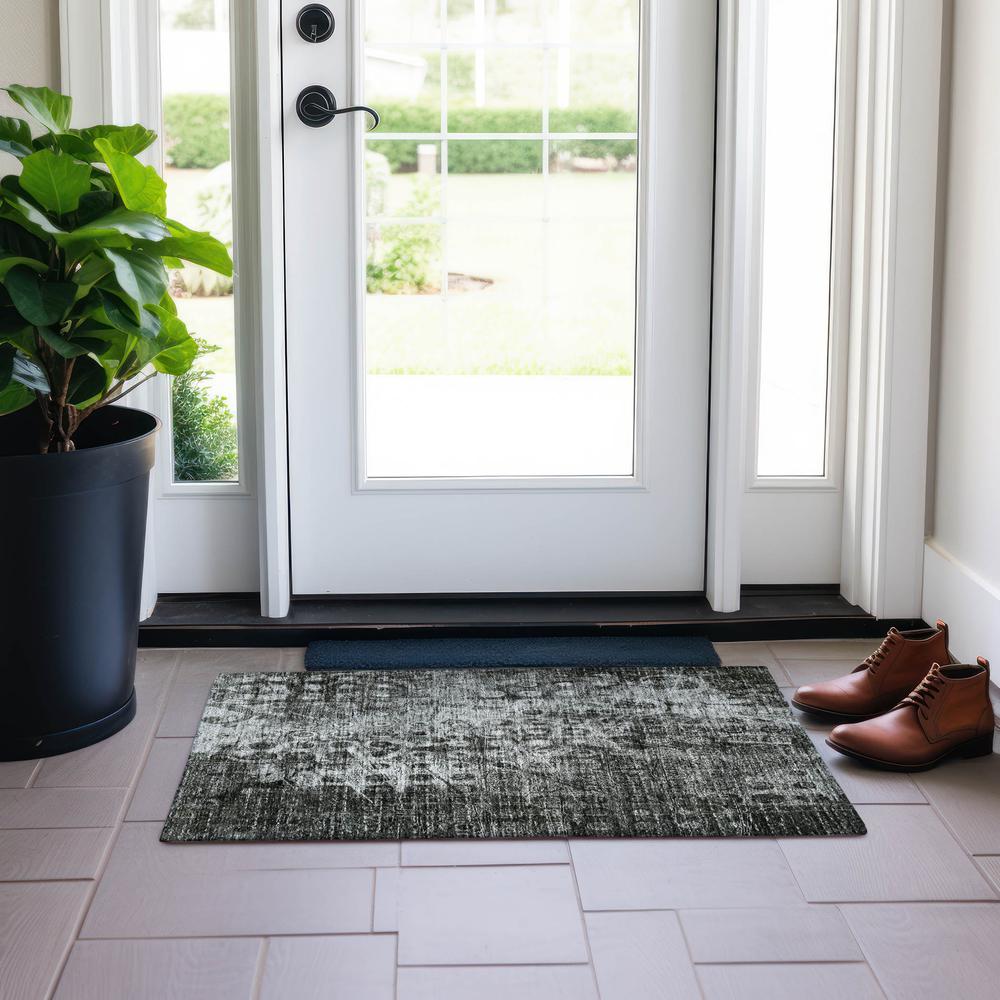 Chantille ACN577 Gray 1'8" x 2'6" Rug. Picture 7