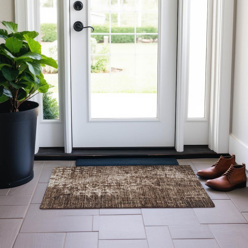 Chantille ACN577 Brown 1'8" x 2'6" Rug. Picture 6