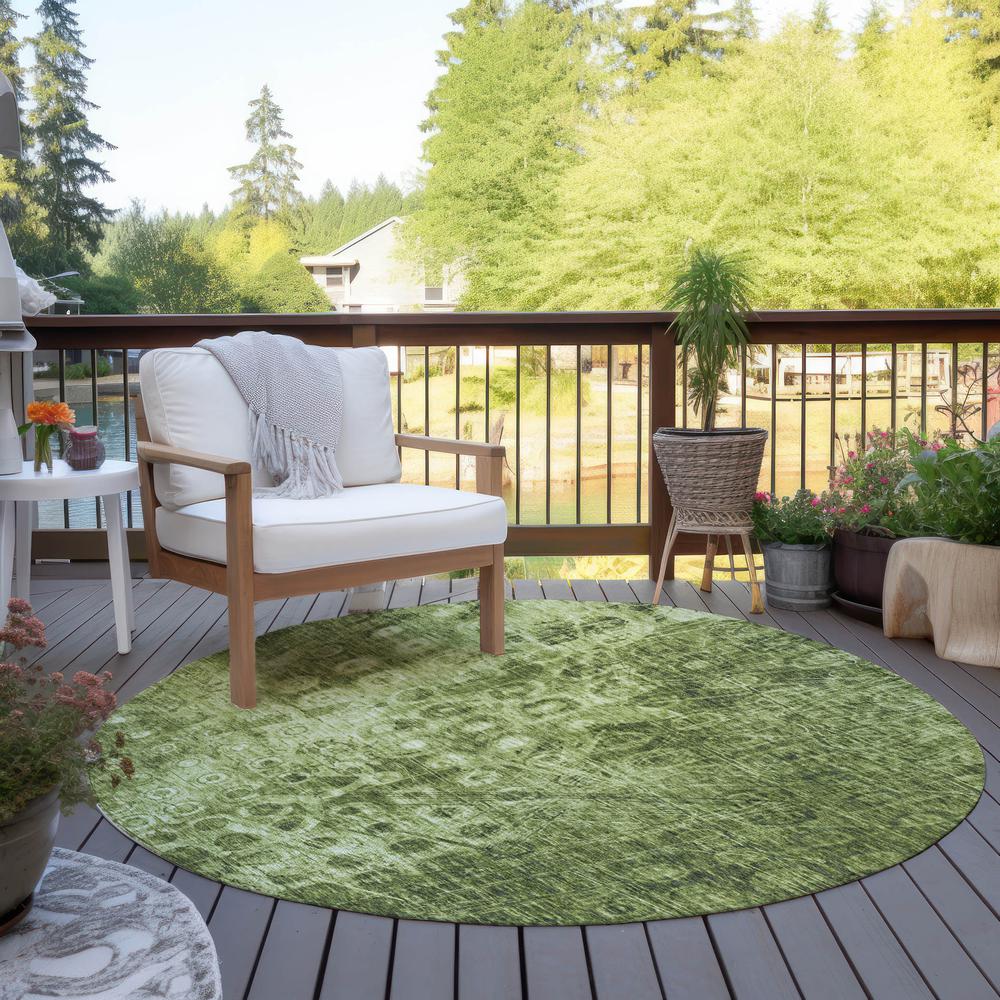 Chantille ACN577 Green 8' x 8' Rug. Picture 8