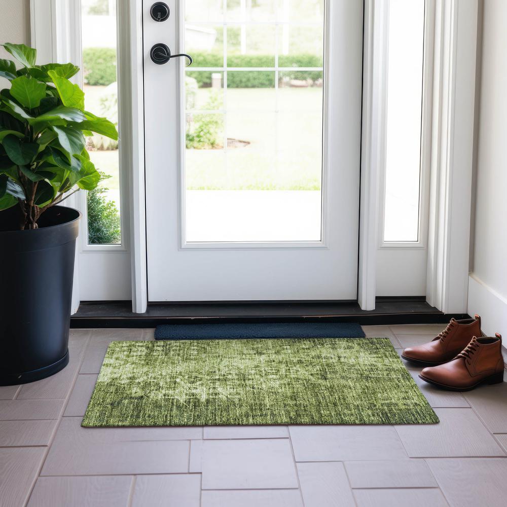 Chantille ACN577 Green 1'8" x 2'6" Rug. Picture 6