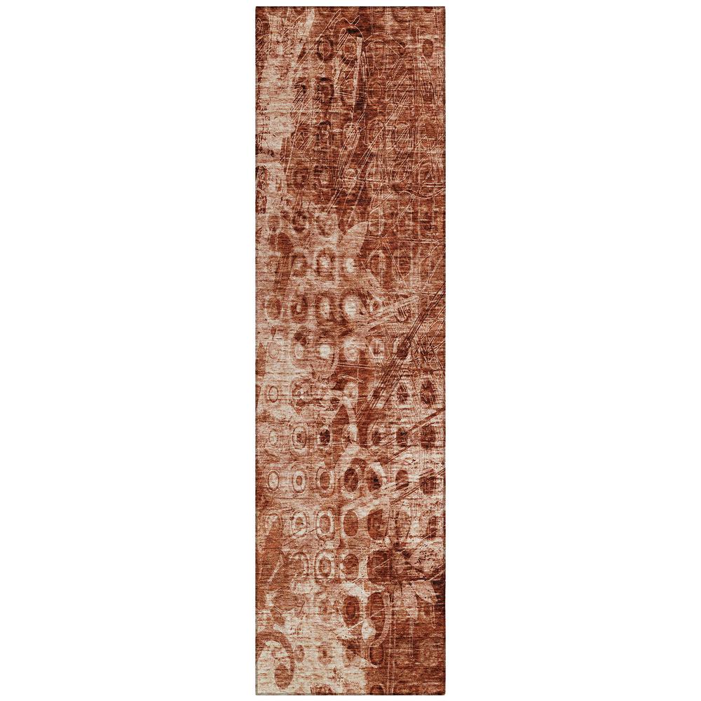 Chantille ACN577 Orange 2'3" x 7'6" Rug. Picture 1