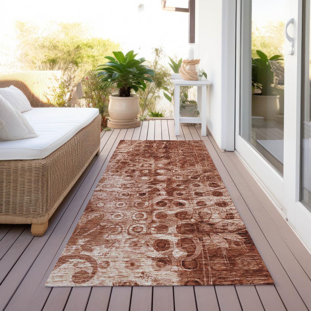 Chantille ACN577 Orange 2'3" x 7'6" Rug. Picture 7
