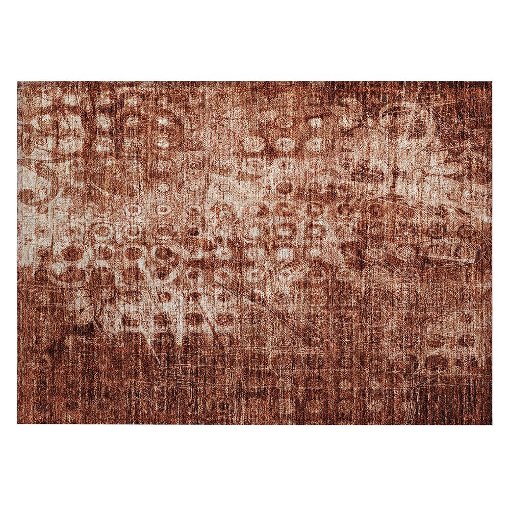 Chantille ACN577 Orange 1'8" x 2'6" Rug. Picture 1