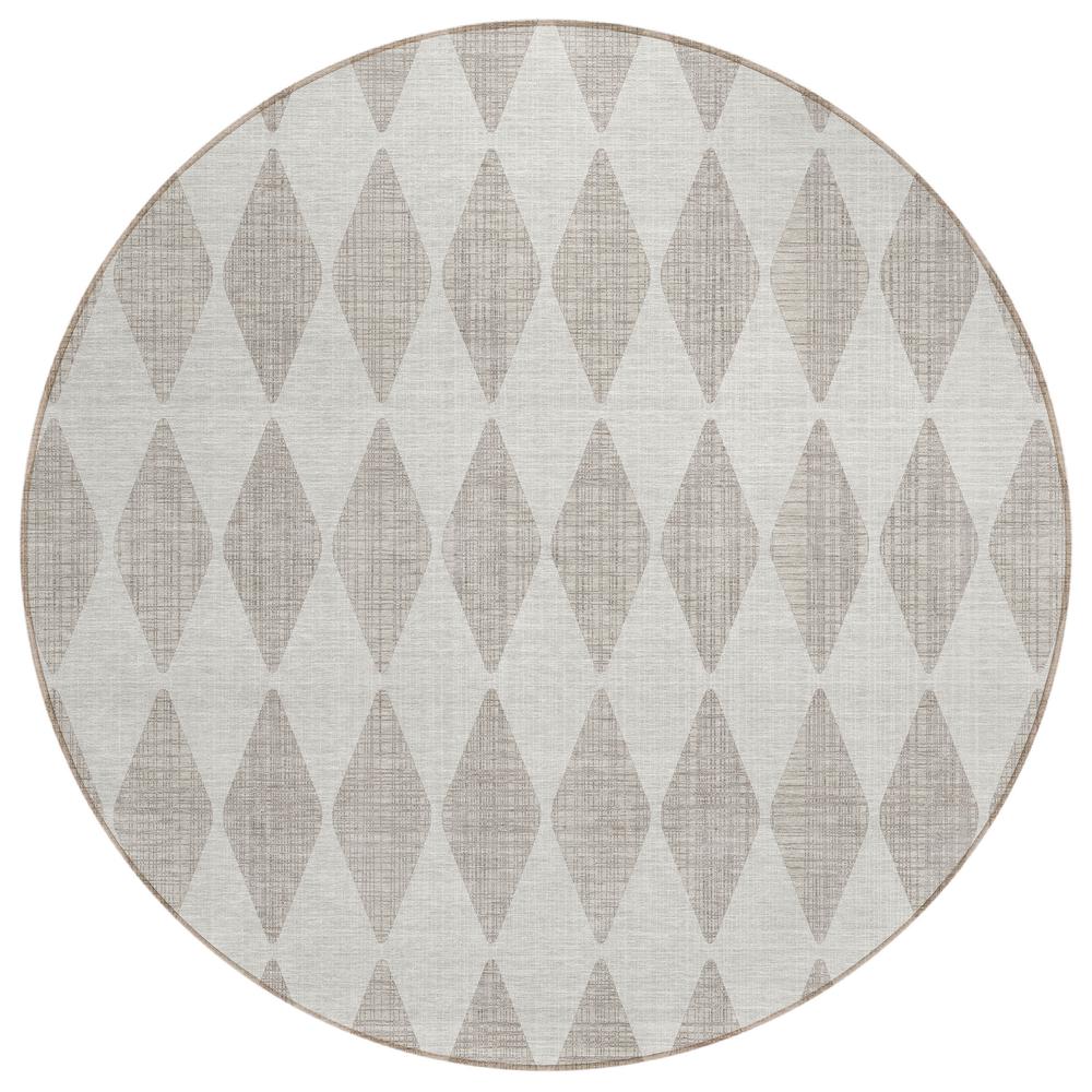 Chantille ACN578 Brown 8' x 8' Rug. Picture 1