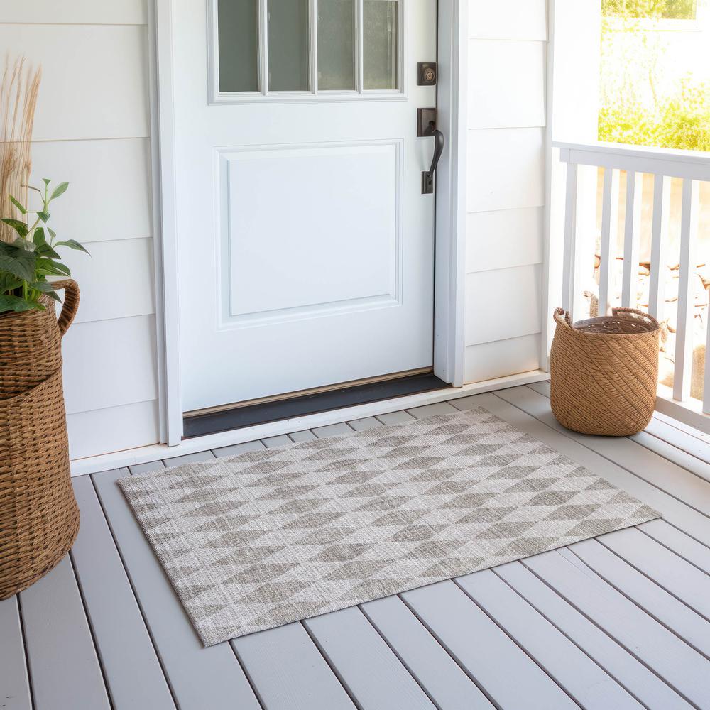 Chantille ACN578 Brown 1'8" x 2'6" Rug. Picture 8