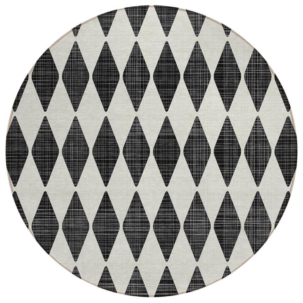 Chantille ACN578 Black 8' x 8' Rug. Picture 1