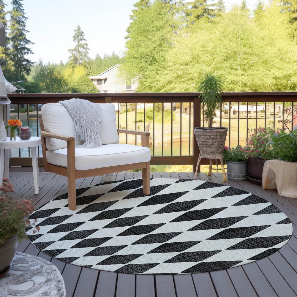 Chantille ACN578 Black 8' x 8' Rug. Picture 7