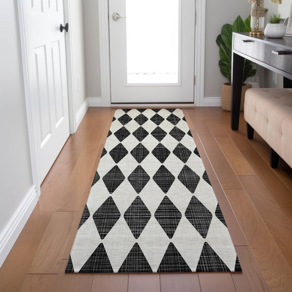 Chantille ACN578 Black 2'3" x 7'6" Rug. Picture 6