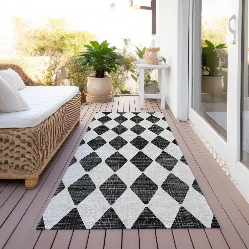 Chantille ACN578 Black 2'3" x 7'6" Rug. Picture 7