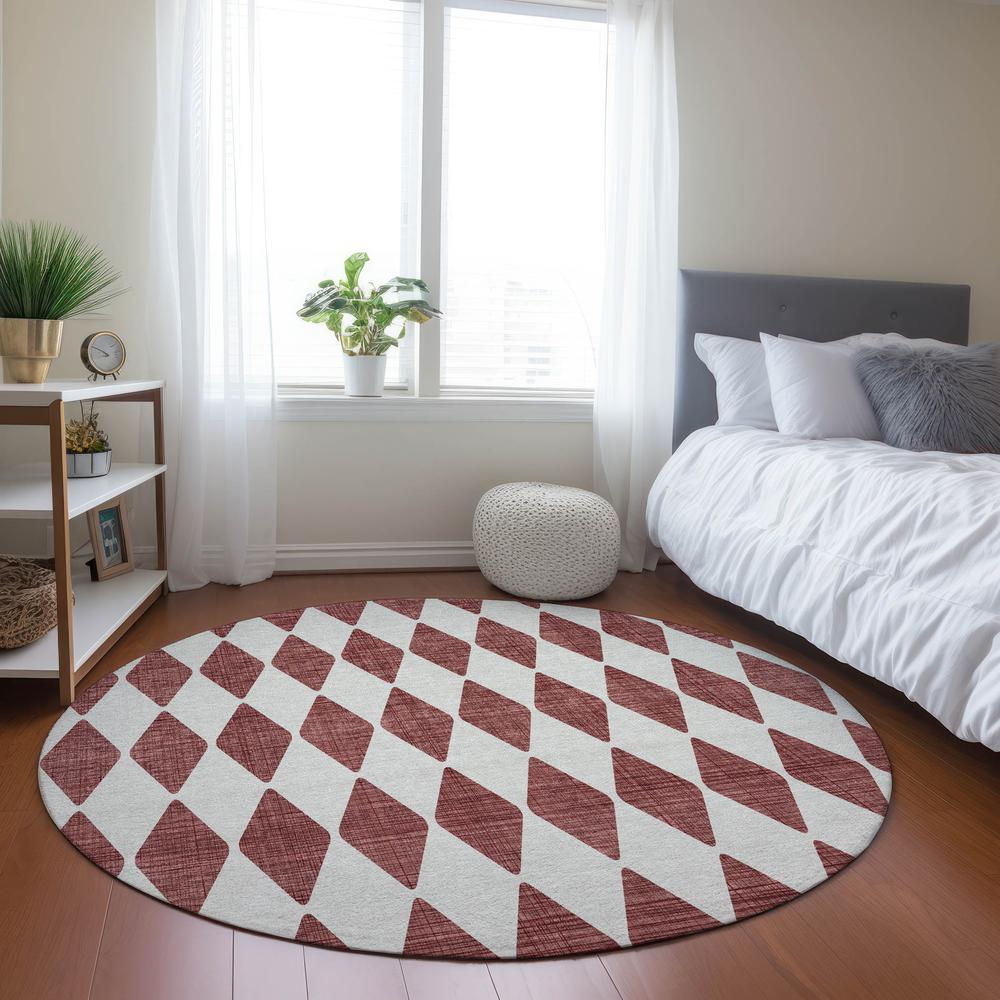 Chantille ACN578 Red 8' x 8' Rug. Picture 7