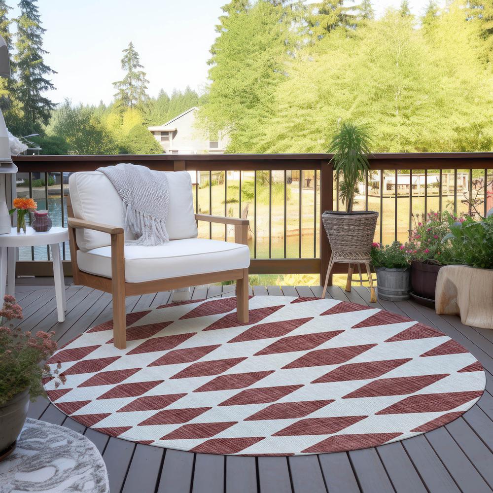 Chantille ACN578 Red 8' x 8' Rug. Picture 8