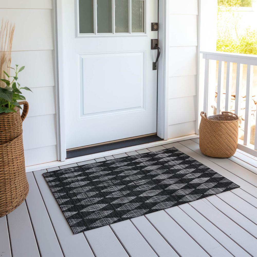 Chantille ACN578 Gray 1'8" x 2'6" Rug. Picture 7