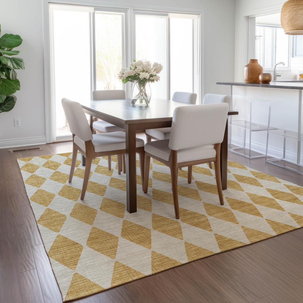 Chantille ACN578 Gold 2'6" x 3'10" Rug. Picture 7