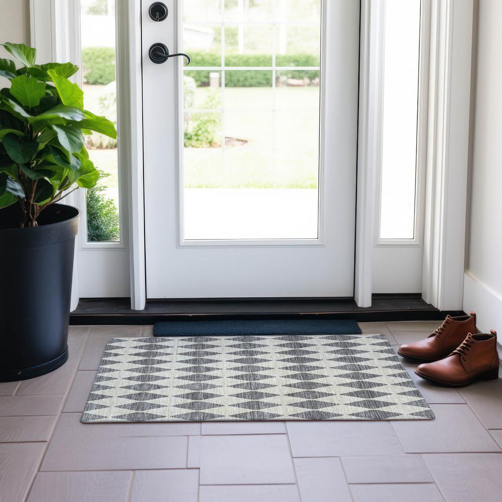 Chantille ACN578 Gray 1'8" x 2'6" Rug. Picture 6