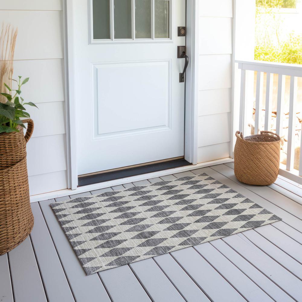 Chantille ACN578 Gray 1'8" x 2'6" Rug. Picture 7