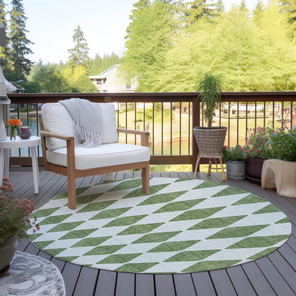 Chantille ACN578 Green 8' x 8' Rug. Picture 7