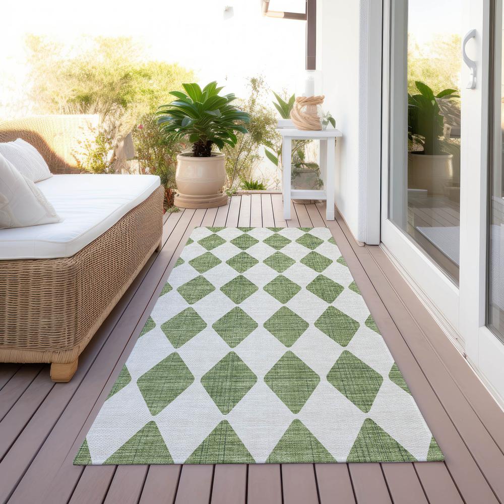 Chantille ACN578 Green 2'3" x 7'6" Rug. Picture 7