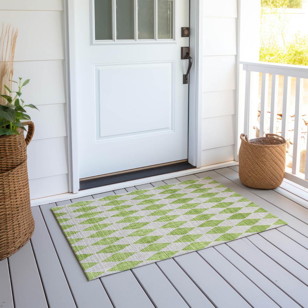 Chantille ACN578 Green 1'8" x 2'6" Rug. Picture 7