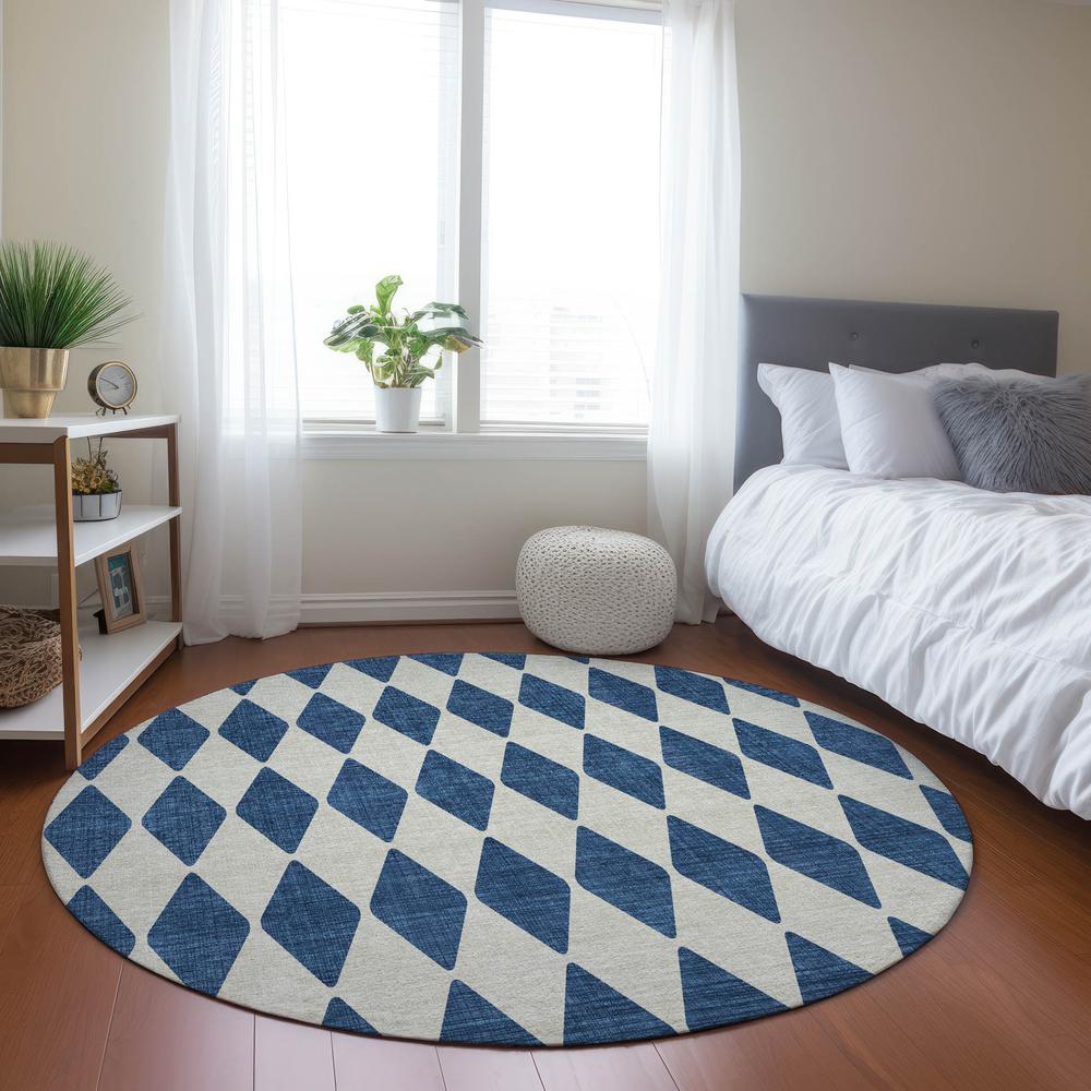 Chantille ACN578 Blue 8' x 8' Rug. Picture 6