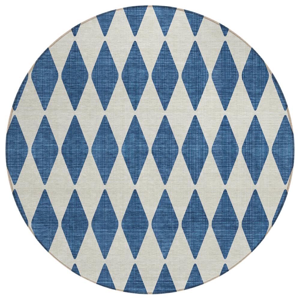 Chantille ACN578 Blue 8' x 8' Rug. Picture 1
