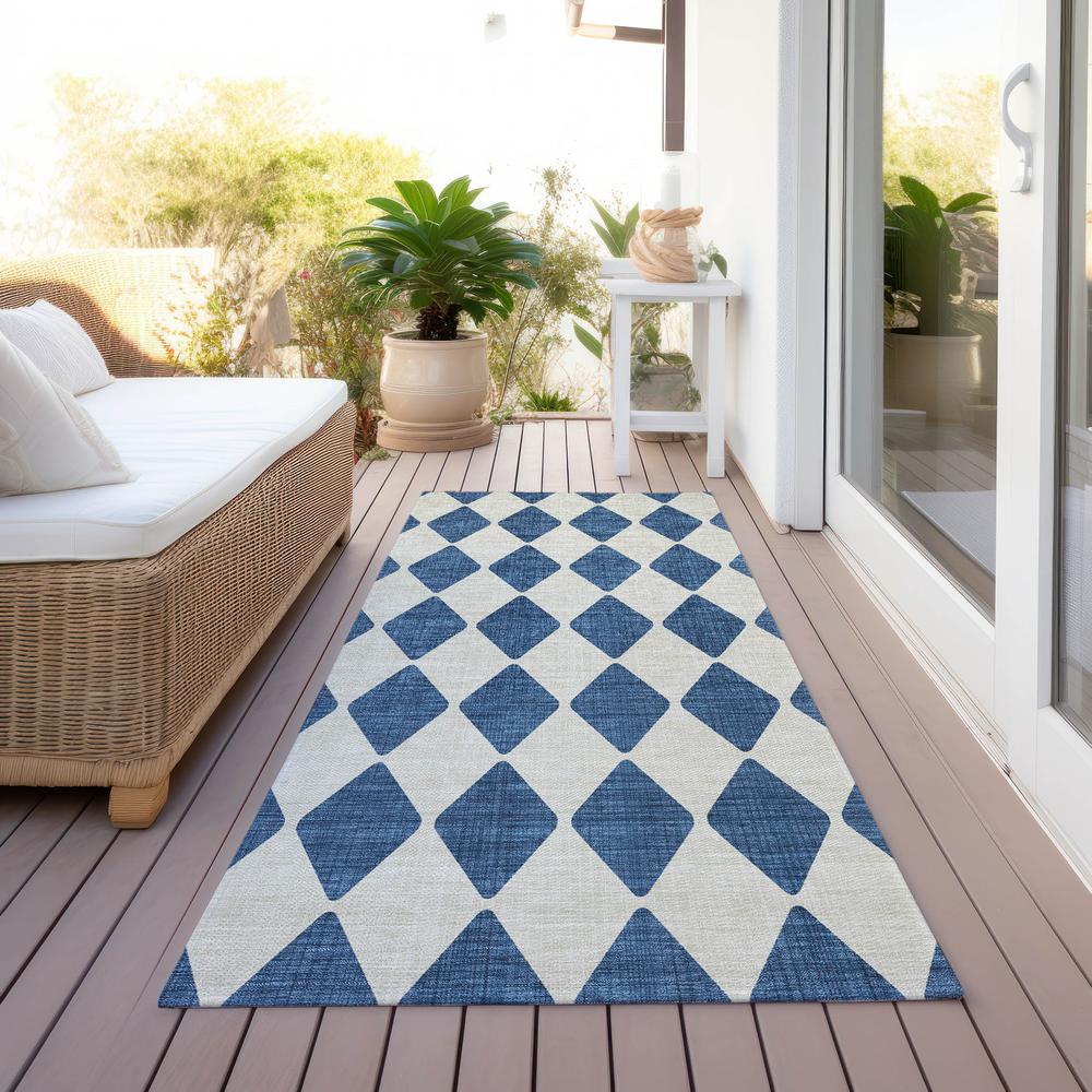 Chantille ACN578 Blue 2'3" x 7'6" Rug. Picture 7