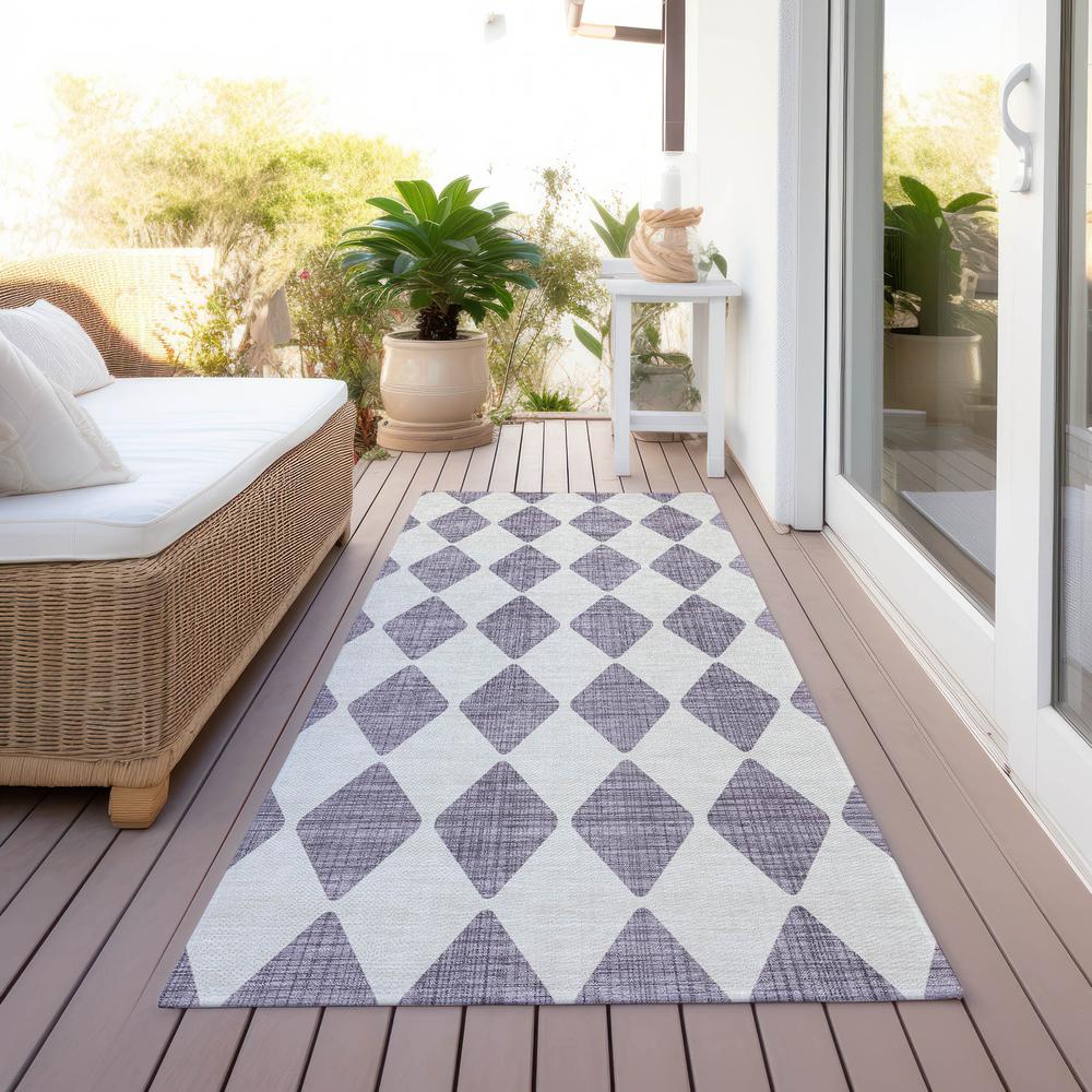 Chantille ACN578 Purple 2'3" x 7'6" Rug. Picture 7