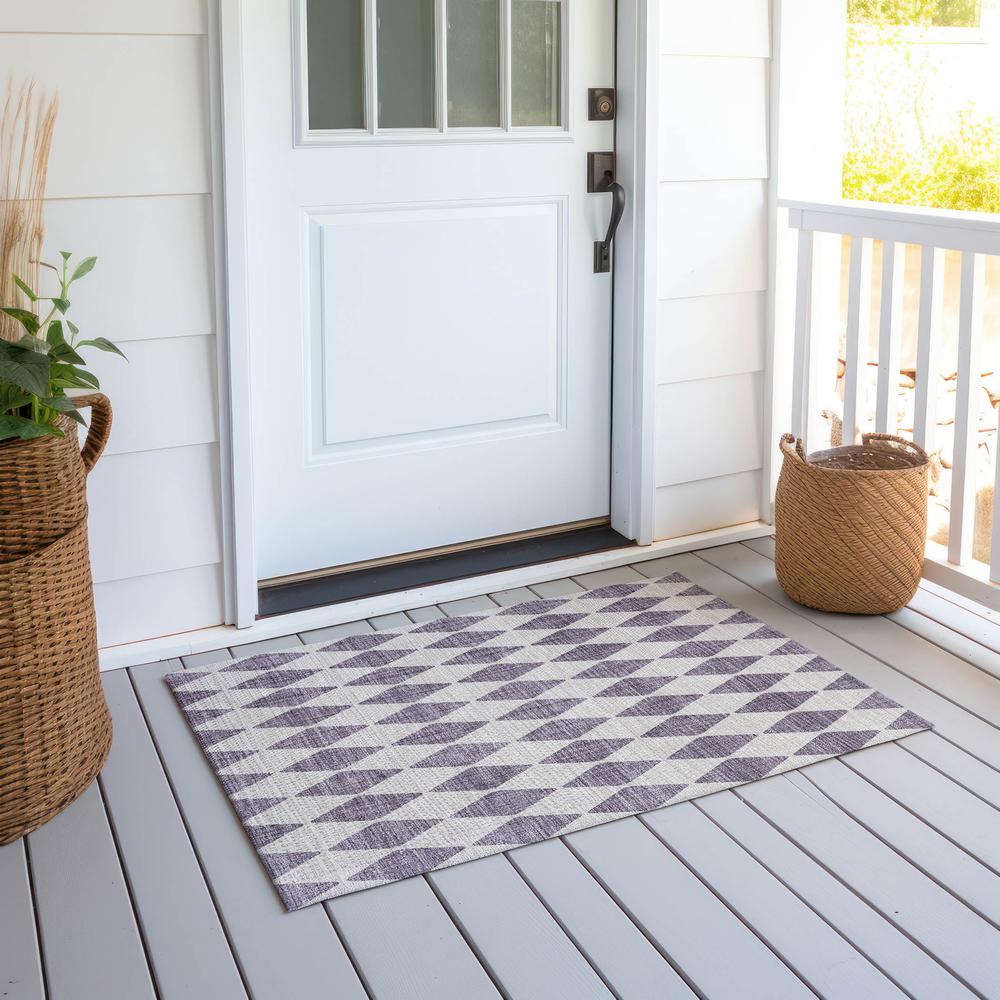 Chantille ACN578 Purple 1'8" x 2'6" Rug. Picture 8