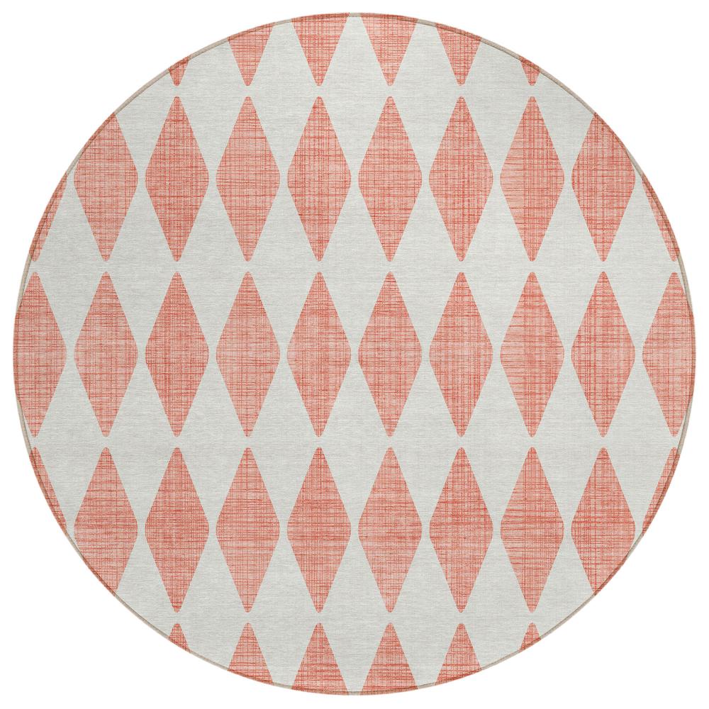Chantille ACN578 Orange 8' x 8' Rug. Picture 1