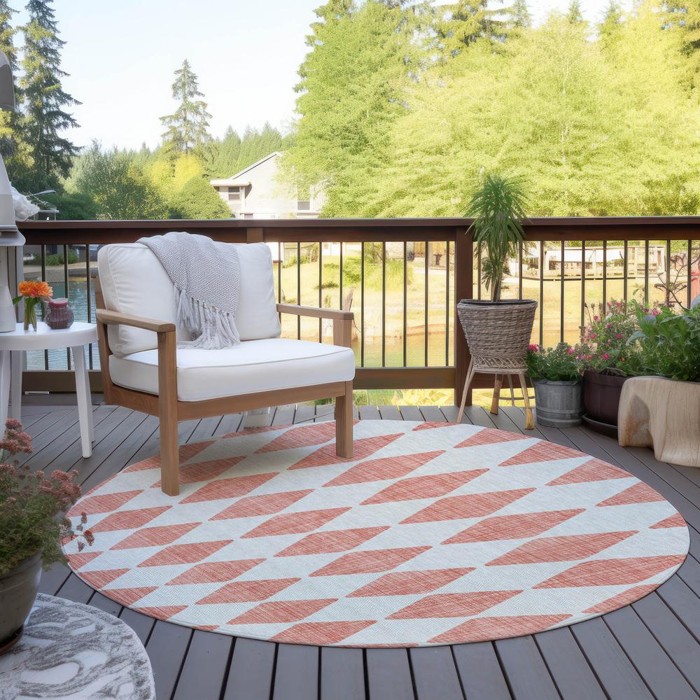 Chantille ACN578 Orange 8' x 8' Rug. Picture 7