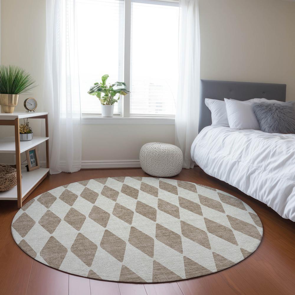 Chantille ACN578 Brown 8' x 8' Rug. Picture 6