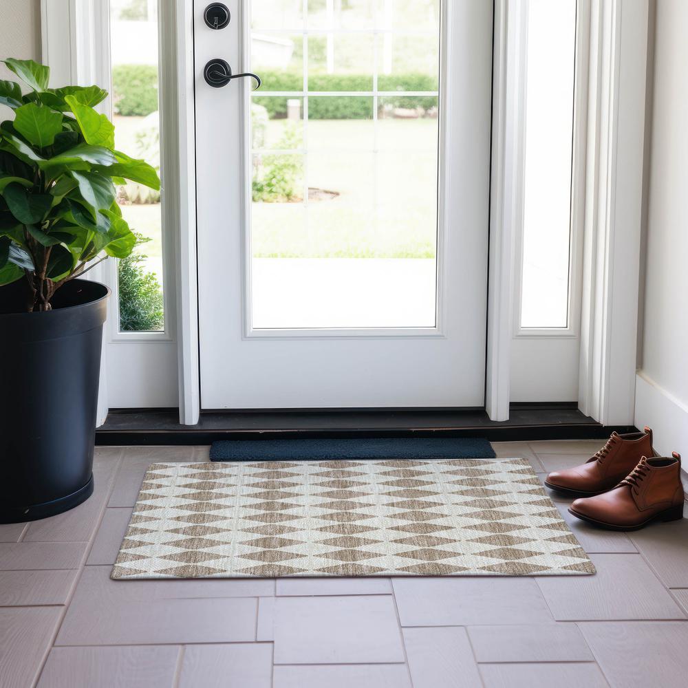 Chantille ACN578 Brown 1'8" x 2'6" Rug. Picture 6