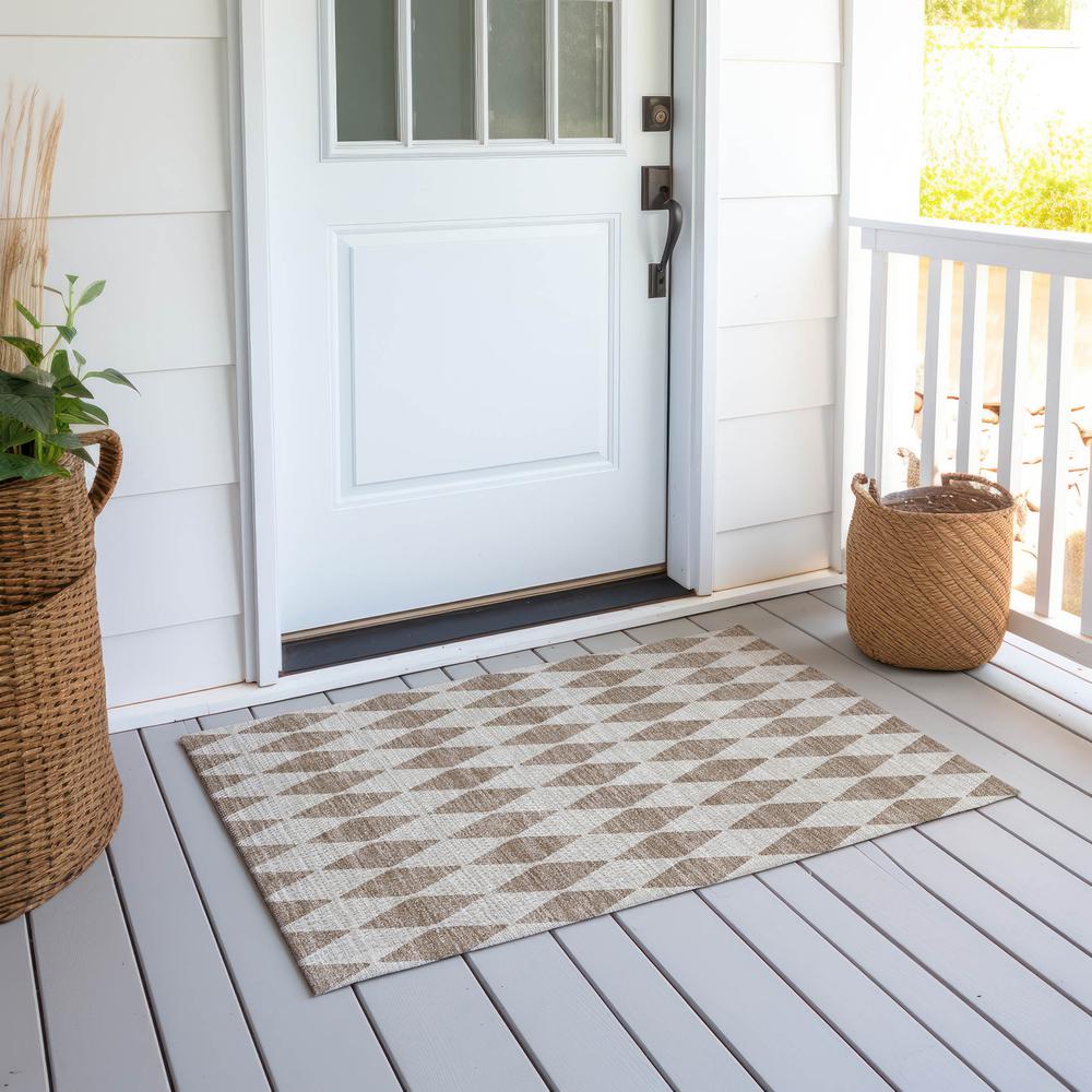 Chantille ACN578 Brown 1'8" x 2'6" Rug. Picture 7