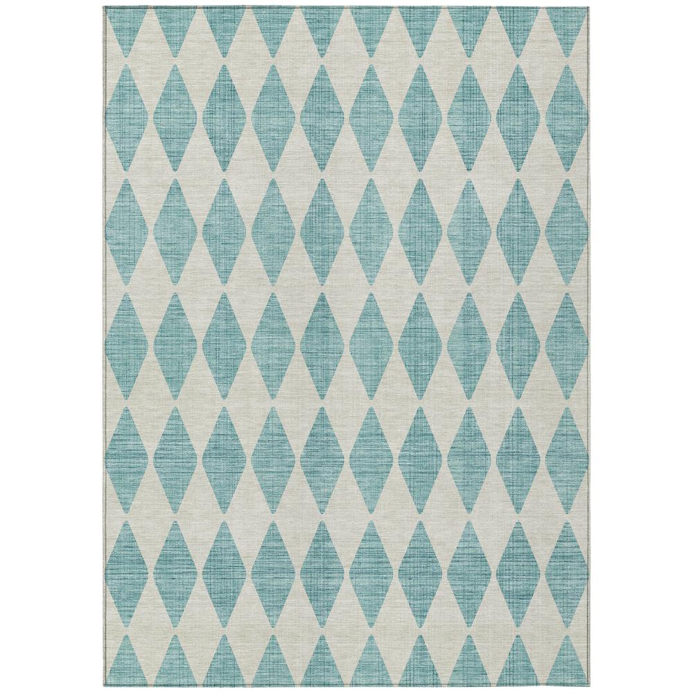 Chantille ACN578 Teal 2'6" x 3'10" Rug. Picture 1