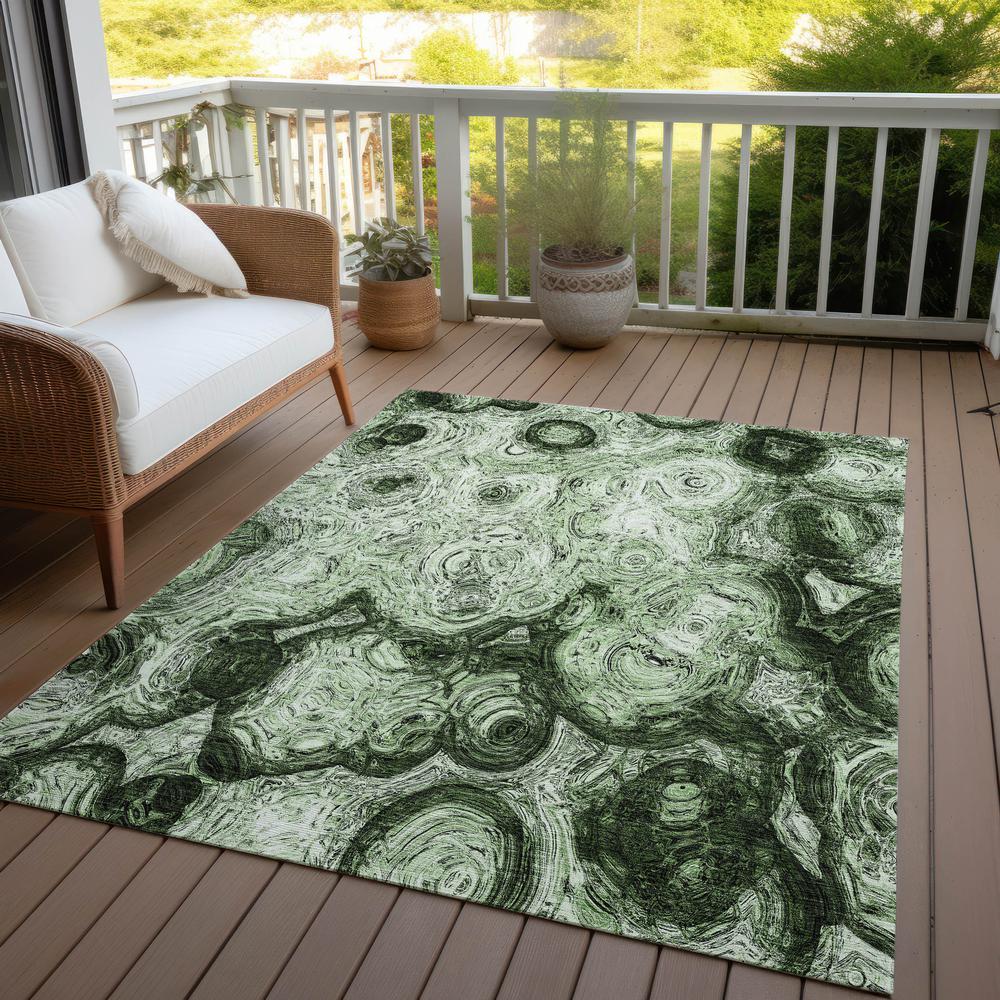 Chantille ACN579 Green 2'6" x 3'10" Rug. Picture 8