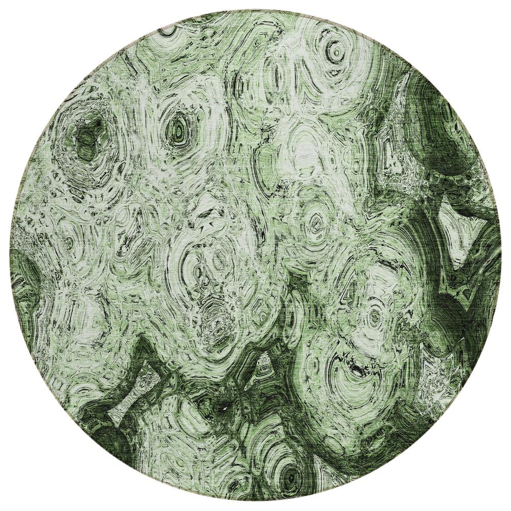 Chantille ACN579 Green 8' x 8' Rug. Picture 1