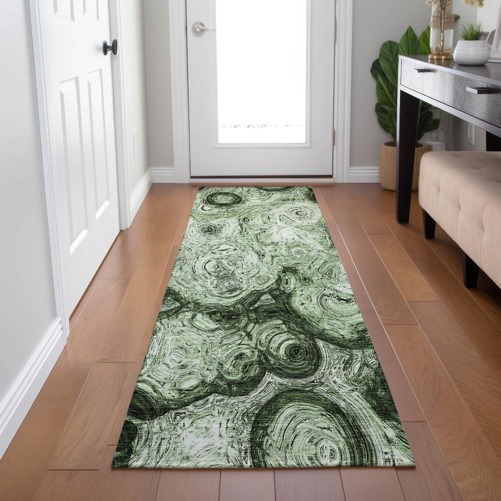 Chantille ACN579 Green 2'3" x 7'6" Rug. Picture 6