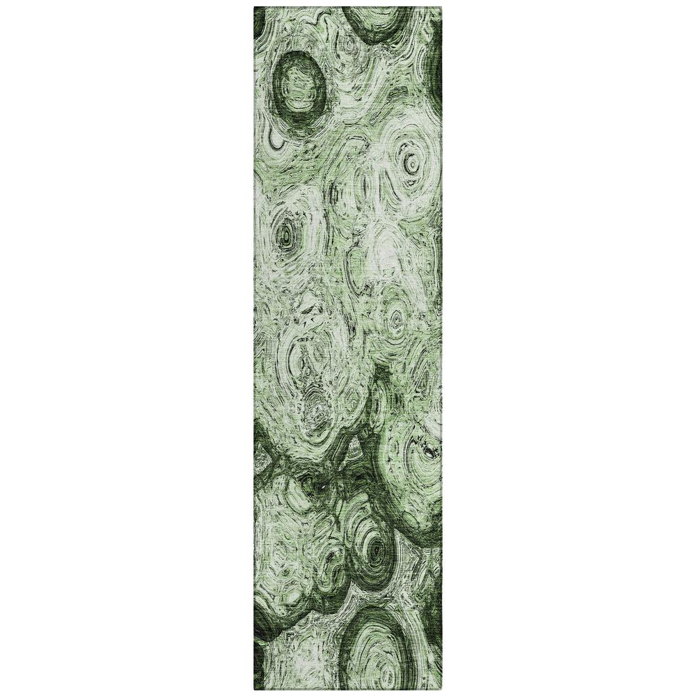 Chantille ACN579 Green 2'3" x 7'6" Rug. Picture 1